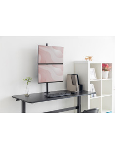 Uchwyt Biurkowy Pionowy 2Xlcd Max. 32" 8Kg 2