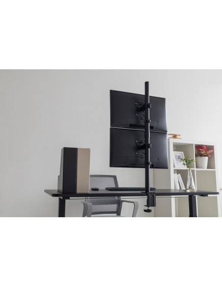 Uchwyt Biurkowy Pionowy 2Xlcd Max. 32" 8Kg