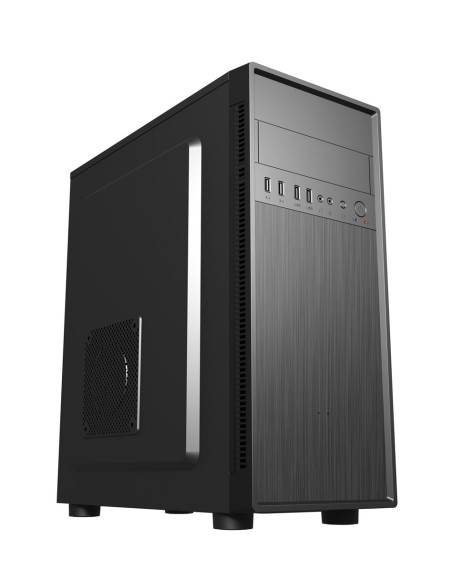 Gembird Obudowa Fornax 160 Midi-Tower (2X Usb 3.0, 2X Usb 2.0, Hd Audio) Czarna