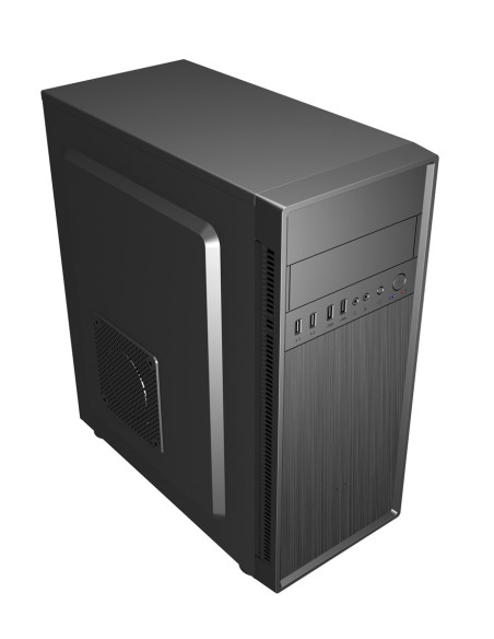 Gembird Obudowa Fornax 160 Midi-Tower (2X Usb 3.0, 2X Usb 2.0, Hd Audio) Czarna