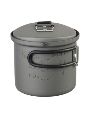 Esbit Pt625Ha Kampingowy Przybór Kuchenny Słoiczek 0,625 L Aluminium, Czarny