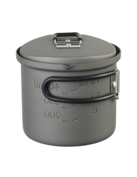 Esbit Pt625Ha Kampingowy Przybór Kuchenny Słoiczek 0,625 L Aluminium, Czarny