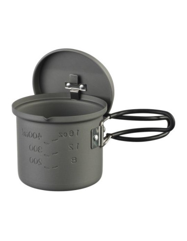 Esbit Pt625Ha Kampingowy Przybór Kuchenny Słoiczek 0,625 L Aluminium, Czarny