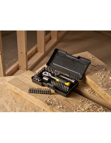 Stanley Stmt82672-0 Klucz Zapadkowy 6,7,8,9,10,11,12,13,14 Mm 1 Szt. Czarny, Żółty 72