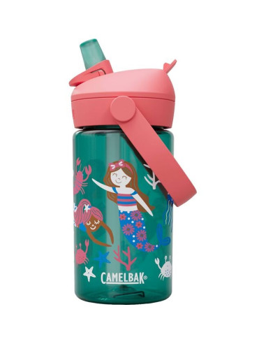 Camelbak Thrive Flip Straw Kids Codzienne Użytkowanie 400 Ml Tritan Zielony, Różowy