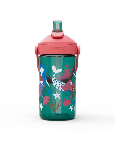 Camelbak Thrive Flip Straw Kids Codzienne Użytkowanie 400 Ml Tritan Zielony, Różowy
