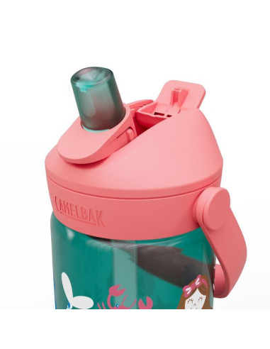 Camelbak Thrive Flip Straw Kids Codzienne Użytkowanie 400 Ml Tritan Zielony, Różowy