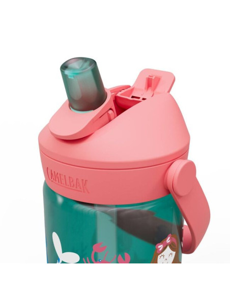 Camelbak Thrive Flip Straw Kids Codzienne Użytkowanie 400 Ml Tritan Zielony, Różowy