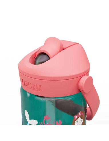 Camelbak Thrive Flip Straw Kids Codzienne Użytkowanie 400 Ml Tritan Zielony, Różowy
