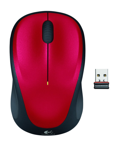 Mysz Logitech M235 910-002496 (Optyczna  1000 Dpi  Kolor Czerwony)