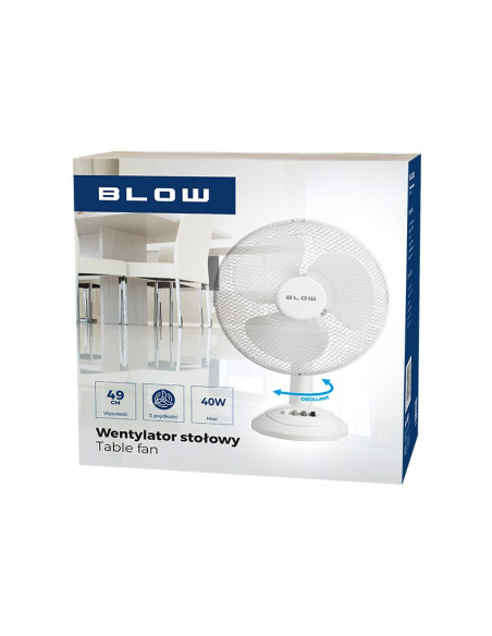 Blow Wentylator Stołowy 12" 40W