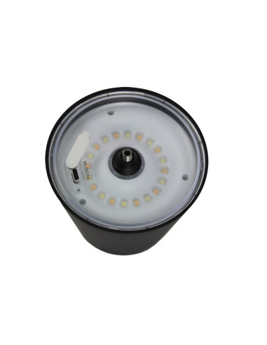 Esperanza Lampka Biurkowa Led Miram Czarna Eld119K