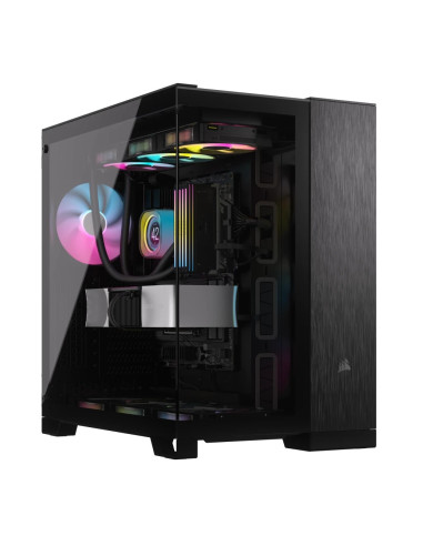 Corsair 6500X Tempered Glass Mid-Tower Black/Obsidi