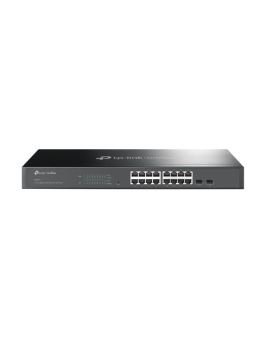 Tp-Link Omada Sg2218 Łącza Sieciowe Zarządzany L2/L2+ Gigabit Ethernet (10/100/1000) 1U Czarny