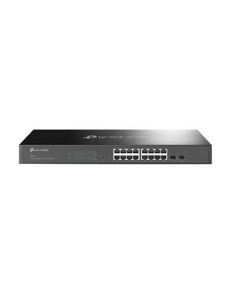 Tp-Link Omada Sg2218 Łącza Sieciowe Zarządzany L2/L2+ Gigabit Ethernet (10/100/1000) 1U Czarny