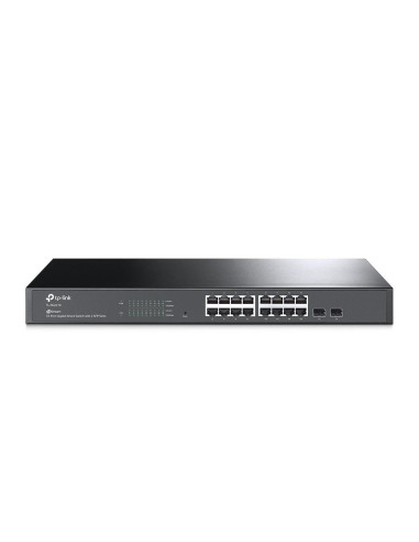 Tp-Link Omada Sg2218 Łącza Sieciowe Zarządzany L2/L2+ Gigabit Ethernet (10/100/1000) 1U Czarny