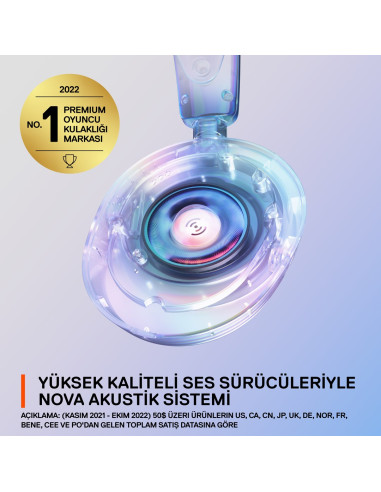 Słuchawki Steelseries Arctis Nova 1P, Szare