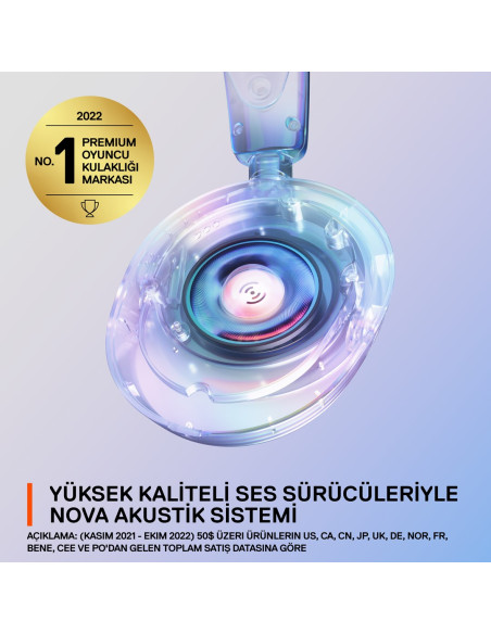 Słuchawki Steelseries Arctis Nova 1P, Szare