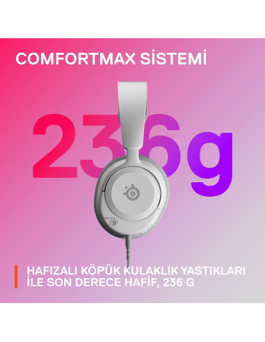 Słuchawki Steelseries Arctis Nova 1P, Szare