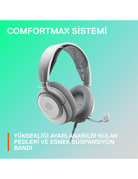 Słuchawki Steelseries Arctis Nova 1P, Szare