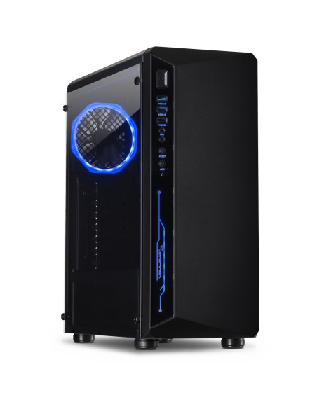 Inter-Tech C-3 Saphir - Wieża - Pc - Atx - Itx - Micro Atx - Stal - Szkło Hartowane - Gaming