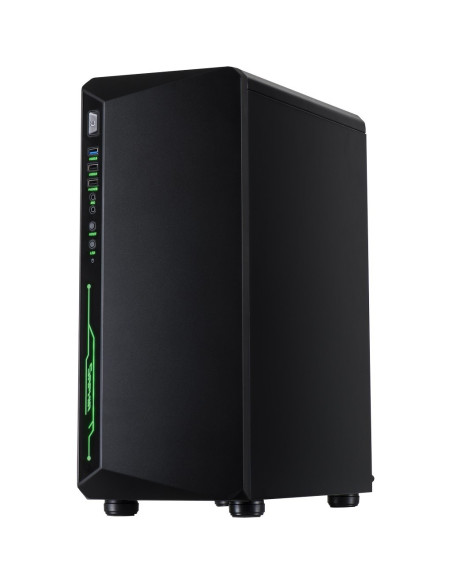 Inter-Tech C-3 Saphir - Wieża - Pc - Atx - Itx - Micro Atx - Stal - Szkło Hartowane - Gaming