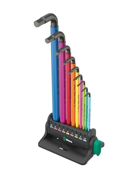 Zestaw Kluczy Trzpieniowych 950/9 Hex-Plus Multicolour 3 9Czr