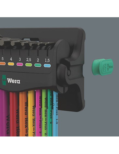 Zestaw Kluczy Trzpieniowych 950/9 Hex-Plus Multicolour 3 9Czr