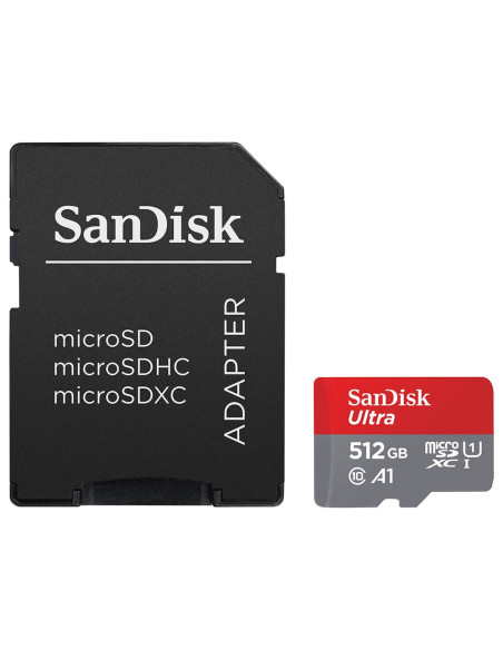 Sandisk Ultra Microsd 512Gb + Sd-Adapt.
