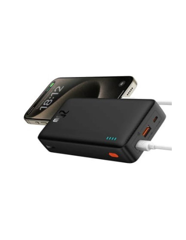 Baseus Airpow Power Bank Litowo- Polimerowy 20000 Mah 20 W Czarny