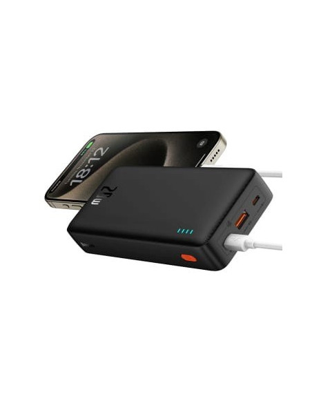 Baseus Airpow Power Bank Litowo- Polimerowy 20000 Mah 20 W Czarny