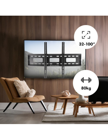 Maclean Uchwyt Do Tv Max Vesa 600X400, 32-100", 80Kg Mc-419