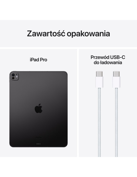 Apple Ipad Pro 5G Apple M Td-Lte & Fdd-Lte 512 Gb 33 Cm (13") 8 Gb Wi-Fi 6E (802.11Ax) Ipados 17 Czarny