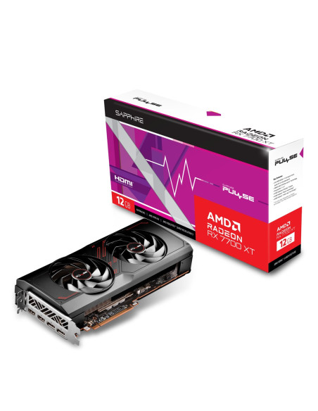 Karta Graficzna Sapphire Radeon Rx 7700 Xt Pulse Gaming Oc 12Gb Gddr6 Dual