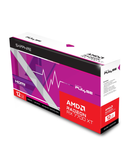 Karta Graficzna Sapphire Radeon Rx 7700 Xt Pulse Gaming Oc 12Gb Gddr6 Dual