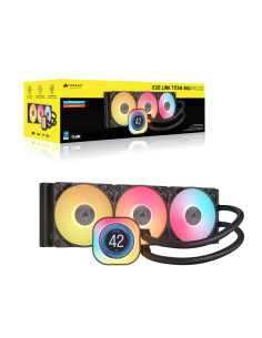 Corsair Icue Link Titan 360 Rx Lcd Procesor Chłodnica Powietrza 12 Cm Czarny 1 Szt. 2