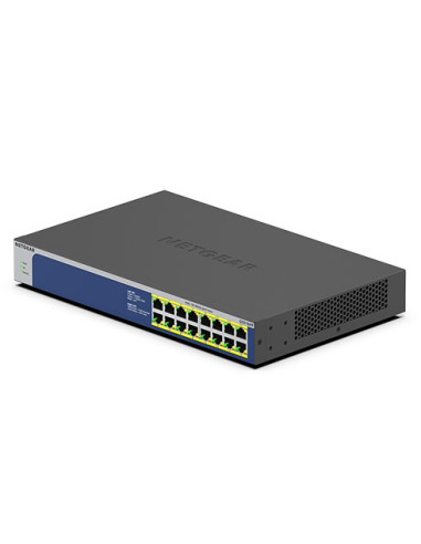 Netgear Gs516Pp Nie Zarządzany Gigabit Ethernet (10/100/1000) Obsługa Poe Niebieski, Szary