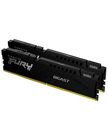 Kingston Ddr5 128Gb 5600Mt/S Cl36 Dimm Kitx2 Fury Beast Black