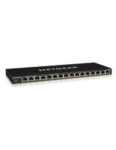 Switch Netgear Gs316P-100Eus 16P Poe 115W* (Poe+: 16P) Unmanaged Gigabit