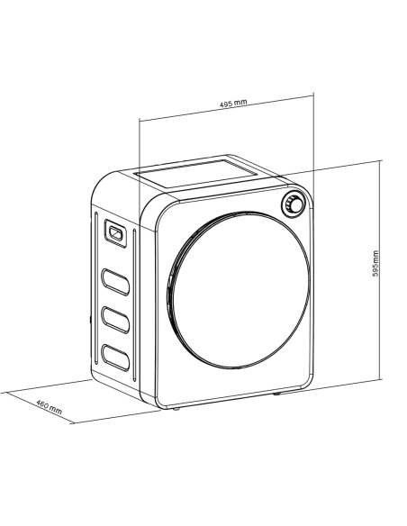 Suszarka Elektryczna Bębnowa Greenblue 3Kg Wsad Gb410