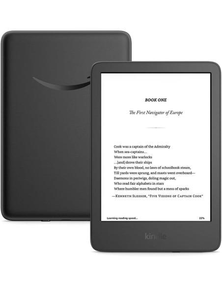 Amazon Kindle 6” 11. Generacji B0Cp32Jg8B Czytnik E-Booków 16 Gb Wi-Fi Czarny