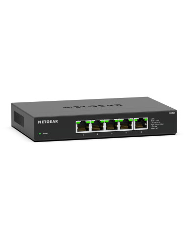 Netgear Ms305-100Eus Łącza Sieciowe Nie Zarządzany 2.5G Ethernet (100/1000/2500) Czarny