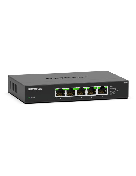 Netgear Ms305-100Eus Łącza Sieciowe Nie Zarządzany 2.5G Ethernet (100/1000/2500) Czarny