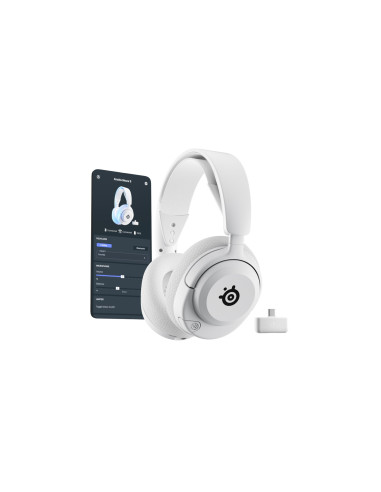 Steelseries Arctis Nova 5P Wireless Zestaw Słuchawkowy Bezprzewodowy Opaska Na Głowę Gaming Usb Type-C Bluetooth Biały