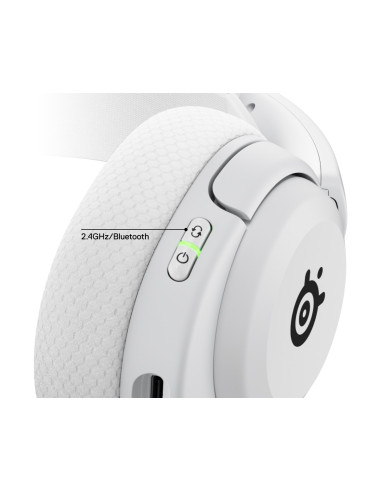Steelseries Arctis Nova 5P Wireless Zestaw Słuchawkowy Bezprzewodowy Opaska Na Głowę Gaming Usb Type-C Bluetooth Biały
