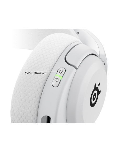 Steelseries Arctis Nova 5P Wireless Zestaw Słuchawkowy Bezprzewodowy Opaska Na Głowę Gaming Usb Type-C Bluetooth Biały
