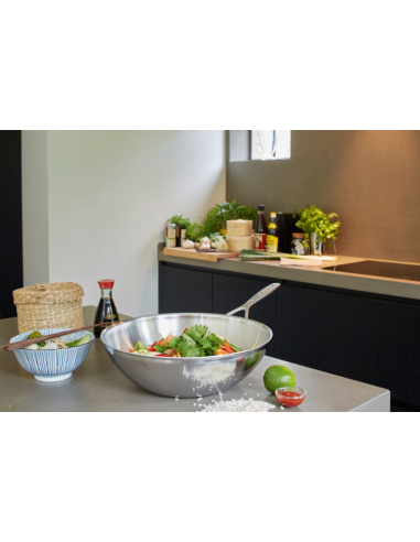 Wok Stalowy Demeyere Industry 5 - 30 Cm