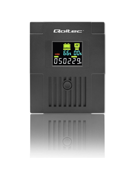 Qoltec Zasilacz Awaryjny Ups Line Interactive | Monolith | 1500Va | 900W | Lcd | Usb