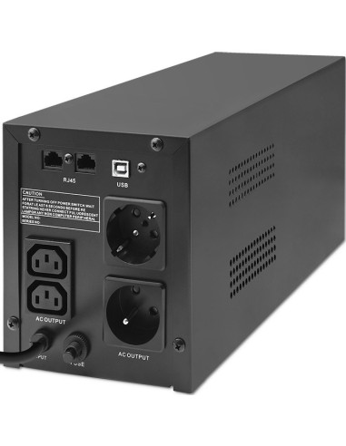 Qoltec Zasilacz Awaryjny Ups Line Interactive | Monolith | 1500Va | 900W | Lcd | Usb