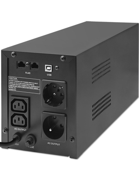Qoltec Zasilacz Awaryjny Ups Line Interactive | Monolith | 1500Va | 900W | Lcd | Usb